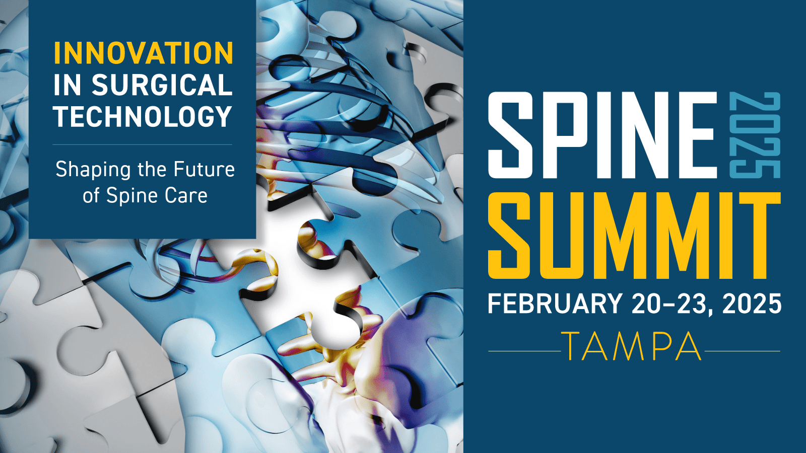 Save the Date --Spine Summit 2025 - Tampa, Florida